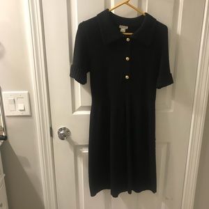 Black wool kate spade dress